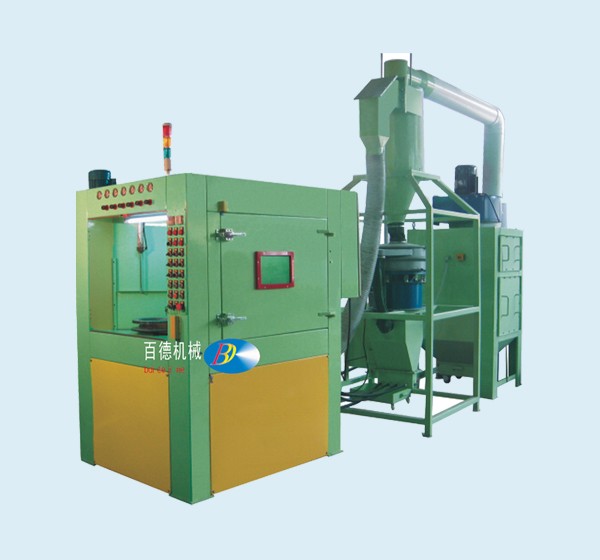 1518-8A配振動篩圓盤回轉式自動噴砂機